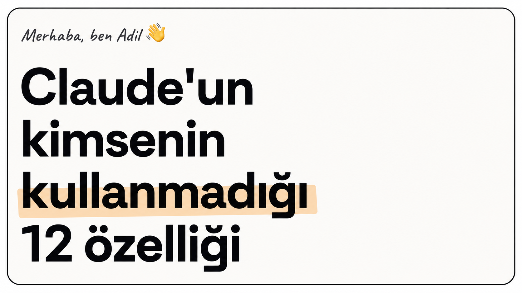 Claude Code'un Kimsenin Kullanmadığı 12 Gizli Özelliği